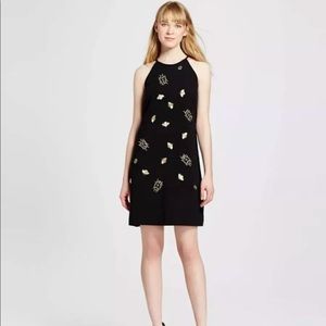 Victoria Beckham Embellished Black Dress size XXL